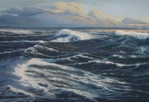 the waves
