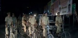 hardoi pulice ki cycle se gast