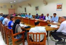 Meeting for yuva sanskritik mhotsab in shree ganga nagar
