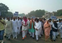 notebandi pradarshan in hanumangarh by Krishna poonia