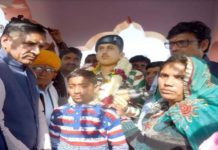 Shahid Ishwar Singh Statue in churu