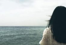 girl on beach