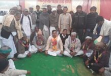 sadulpur MLA manoj nyagli on sidhmukh nahar dharna