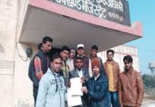 भड़काऊ भाषण देने वालों के खिलाफ सौंपा तारानगर उपखण्ड अधिकारी को ज्ञापन