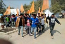 Youth rally in Sahwa against Padmavat