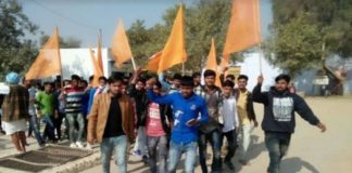 Youth rally in Sahwa against Padmavat