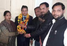 मंत्री व महिला मोर्चा की प्रदेश अध्यक्ष का हरदोई में स्वागत