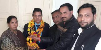 मंत्री व महिला मोर्चा की प्रदेश अध्यक्ष का हरदोई में स्वागत