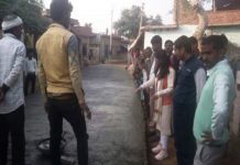 सांसद ने कई ग्रामो का किया निरीक्षण हो रहे विकास कार्यो का किया निरीक्षण