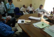 Meeting of farmers leaders, bank representatives, sub-divisional officers for farmers' interests