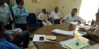 Meeting of farmers leaders, bank representatives, sub-divisional officers for farmers' interests