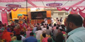 तारानगर में गौ पर्यावरण एवम अध्यात्म चेतना यात्रा निकली