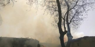 बेहंदर ब्लाक के भटौली गाँव में चूल्हे से निकली चिंगारी से गृहस्थी जलकर हुई राख