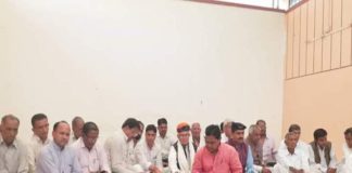 मोदी जी की झुंझुनू रैली को लेकर तारानगर में हुई बैठक
