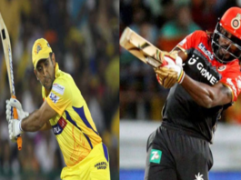 Chris Gayle And Ms Dhoni