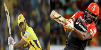 Chris Gayle And Ms Dhoni