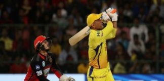 Dhoni create a record of 5000 run in t20 during batting opposite of RCB in IPL 2018