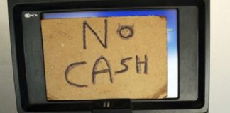 No cash in ATM