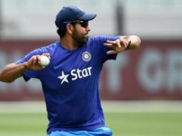 rohit sharma bowling hattrick