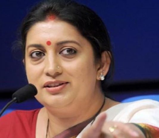 Smriti irani.