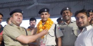 कर्मपाल का सादुलपुर में स्वागत