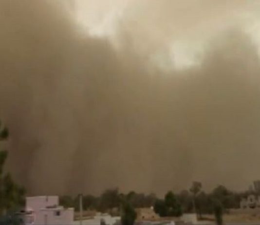 Toofan in Bikaner.
